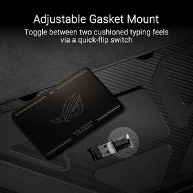 Klávesnice Asus ROG Azoth Extreme (ROG NX Snow / PBT) - US layout černá barva
