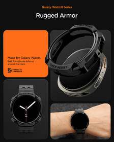 Ochranné pouzdro Spigen Rugged Armor na Samsung Galaxy Watch 8 (44mm) černý

 obrázek produktu 12 z 16