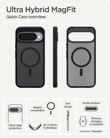 Kryt na mobil Spigen Ultra Hybrid MagSafe na Google Pixel 10 Pro/Pixel 10 černý

 obrázek produktu 12 z 17