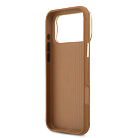 Kryt na mobil Guess PU Grained 4G Logo Stand Camera Frame na Apple iPhone 17 Pro Max hnědý

 obrázek produktu 6 z 7