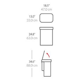 Bezdotykový odpadkový koš Simplehuman ST2048, 58 l černý

 obrázek produktu 7 z 7