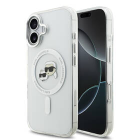 Kryt na mobil Karl Lagerfeld IML K&CH Heads Metal Frame MagSafe na Apple iPhone 17 průhledný

 obrázek produktu 3 z 7
