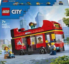Stavebnice LEGO® City 60407 Červený dvoupodlažní vyhlídkový autobus 

 obrázek produktu 2 z 9