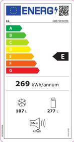 Chladnička s mrazničkou LG GBB72PZDMN 
