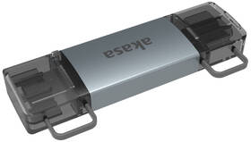 Čtečka paměťových karet AKASA AK-CR-12, 2in1, USB/USB-C 3.2 stříbrná

 obrázek produktu 3 z 7
