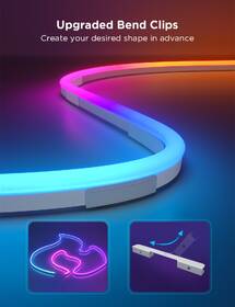 LED pásek Govee Neon 2 MATTER, 3m, RGBIC 

 obrázek produktu 3 z 12