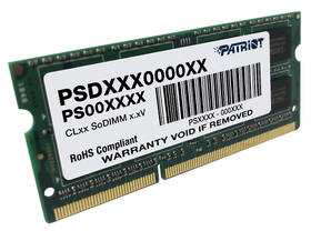 Operační paměť Patriot 4GB DDR3 1600MHz CL11 

 obrázek produktu 2 z 2