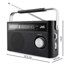 Radiopřijímač JVC RA-E315B černý

 obrázek produktu 11 z 11