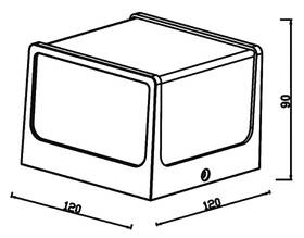 Nástěnné svítidlo Top Light Block černé

 obrázek produktu 3 z 3