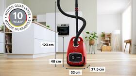 Podlahový vysavač Bosch BGL6PET3 červený

 obrázek produktu 3 z 15