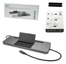 Dokovací stanice i-tec USB-C Metal Low Profile Triple Display, PD 85 W stříbrná

 obrázek produktu 4 z 8