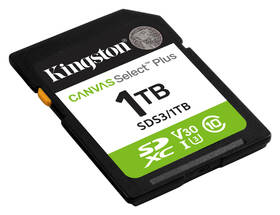 Paměťová karta Kingston Canvas Select Plus SDXC 1TB UHS-I U3 (R150) černá

 obrázek produktu 1 z 2