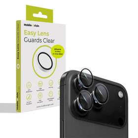 Ochranné sklo čočky fotoaparátu Mobile Origin Easy Lens Guards na Apple iPhone 17 Pro/17 Pro Max průhledné

 obrázek produktu 7 z 7