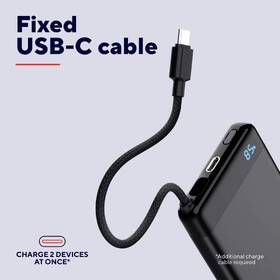 Powerbanka Trust Fiera, 10000 mAh, s kabelem, 2x USB-C černá

 obrázek produktu 7 z 11