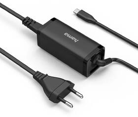 Napájecí adaptér Hama USB-C GaN, Power Delivery 65 W černý

 obrázek produktu 1 z 4