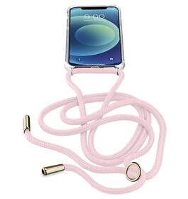 Kryt na mobil CellularLine Neck-Case s růžovou šňůrkou na krk na Apple iPhone 11 Pro průhledný

 obrázek produktu 1 z 3