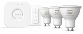 Startovací sada Philips Bluetooth 5,7W, GU10, White and Color Ambiance + Bridge, Switch 

 obrázek produktu 3 z 6