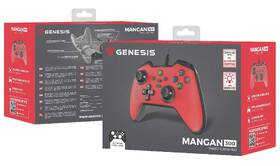 Gamepad Genesis MANGAN 300 pro PC, Switch červený

 obrázek produktu 13 z 13