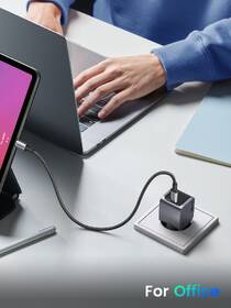 Nabíječka do sítě UGREEN Nexode Pro 30W GaN 1xUSB-C černá/šedá

 obrázek produktu 12 z 13