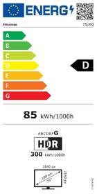 Televize Hisense 75U8Q 
