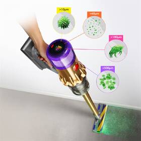 Tyčový vysavač Dyson V12 Detect Slim Absolute Gold zlatý

 obrázek produktu 3 z 12