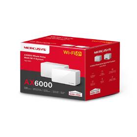 Komplexní Wi-Fi systém Mercusys Halo H90X, AX6000 WiFi6 Mesh (2-pack) bílý

 obrázek produktu 6 z 6
