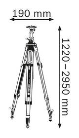 Stativ Bosch Professional BT 300 HD 

 obrázek produktu 1 z 5