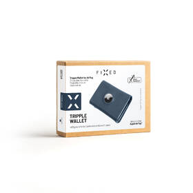Peněženka FIXED Tripple Wallet pro AirTag z pravé hovězí kůže modrá

 obrázek produktu 9 z 9