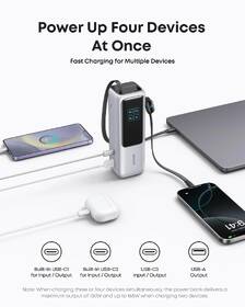 Powerbanka Anker 165W Built-In USB-C and Retractable Cable 25000 mAh stříbrná

 obrázek produktu 4 z 5