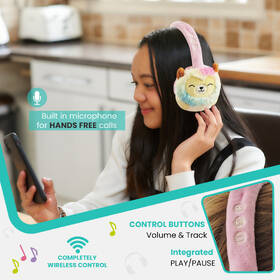 Sluchátka Lazerbuilt Squishmallows Plush Bluetooth - Leonard růžová

 obrázek produktu 7 z 9