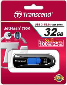USB Flash Transcend 32GB USB 3.1 černý/modrý

 obrázek produktu 4 z 4