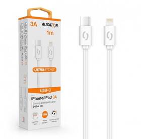 Kabel Aligator Power USB-C/Lightning, 3A, 1m bílý

 obrázek produktu 3 z 3