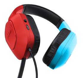 Headset Trust GXT 416S ZIROX pro Nintendo Switch červená barva
