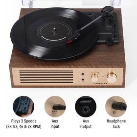Gramofon Crosley Miles hnědý

 obrázek produktu 9 z 15