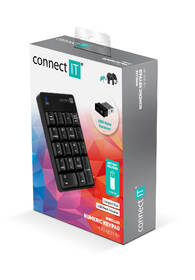 Klávesnice Connect IT NumCALC CKB-0061-BK, numerická černá

 obrázek produktu 1 z 2