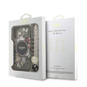 Kryt na mobil Guess IML Flowers Strap MagSafe na Apple iPhone 17 černý

 obrázek produktu 7 z 7