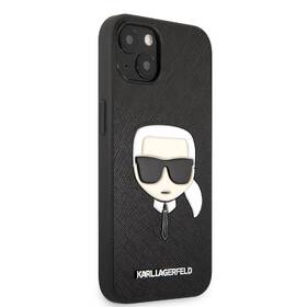 Kryt na mobil Karl Lagerfeld Saffiano Karl Head na Apple iPhone 13 černé

 obrázek produktu 2 z 5