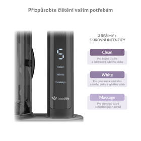 Zubní kartáček TrueLife SonicBrush K150 UV černý

 obrázek produktu 2 z 12