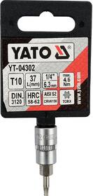 Nástrčná hlavice YATO 1/4" bit Torx T10 

 obrázek produktu 2 z 3
