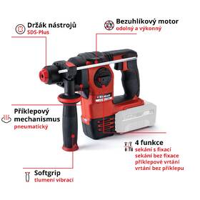Kladivo Einhell Professional HEROCCO 18/20 Li (bez baterie) 4513900 

 obrázek produktu 2 z 7