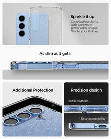 Kryt na mobil Spigen Liquid Crystal Glitter na Samsung Galaxy S25 průhledný

 obrázek produktu 16 z 16
