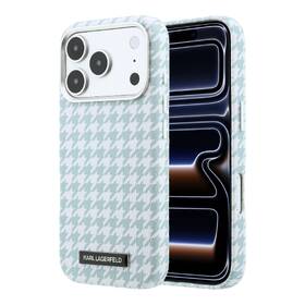 Kryt na mobil Karl Lagerfeld PU Houndstooth Resin Plate MagSafe na Apple iPhone 17 Pro modrý

 obrázek produktu 1 z 6