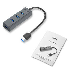 USB Hub i-tec Metal USB 3.0 / 4x USB 3.0 šedý

 obrázek produktu 2 z 4
