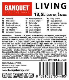 Hrnec s poklicí BANQUET LIVING 13,5 l nerez

 obrázek produktu 3 z 3