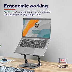 Podstavec pro notebooky Trust Zeff, skládací, až 16" černý

 obrázek produktu 7 z 8