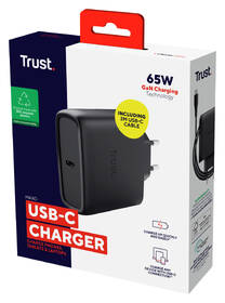 Nabíječka do sítě Trust MAXO 65W GaN, USB-C černý

 obrázek produktu 8 z 14
