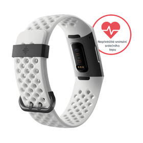 Fitness náramek Fitbit Charge 3 speciální edice (NFC) - Graphite, White Silicone 

 obrázek produktu 6 z 9