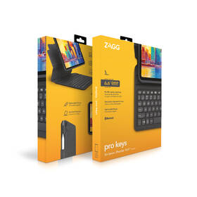 Pouzdro na tablet s klávesnicí ZAGG Pro Keys na Apple iPad Air 10.9" (2020/2022), CZ šedé

 obrázek produktu 6 z 6