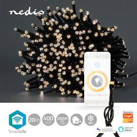 Vánoční osvětlení Nedis SmartLife LED, Wi-Fi, Teplá bílá, 400 LED, 20 m, Android / IOS 

 obrázek produktu 1 z 7
