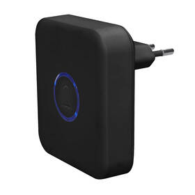 Zvonek bezdrátový Solight bezbateriový, do zásuvky, 150m, learning code černý

 obrázek produktu 1 z 5